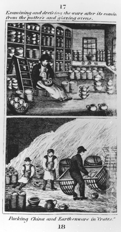 Untersuchen und Ankleiden des Geschirrs, 1827 von English School