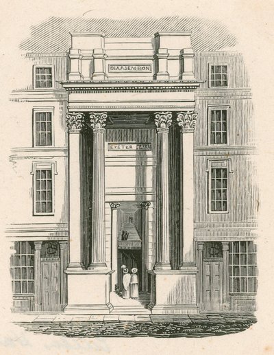 Exeter Hall, Strand, London von English School