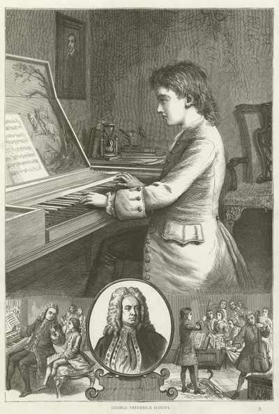 Georg Friedrich Händel von English School