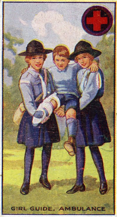Pfadfinderin Sanitätsabzeichen, 1923 von English School