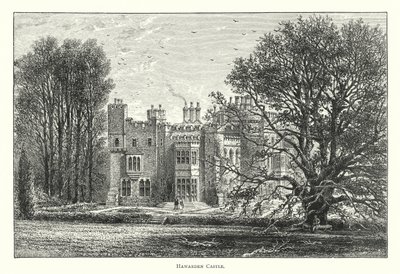 Hawarden Castle (Gravur) von English School