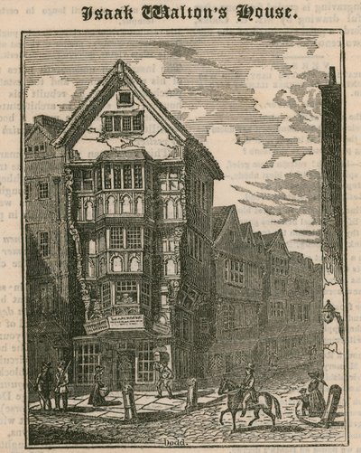 Isaak Waltons Haus, Fleet Street, London von English School