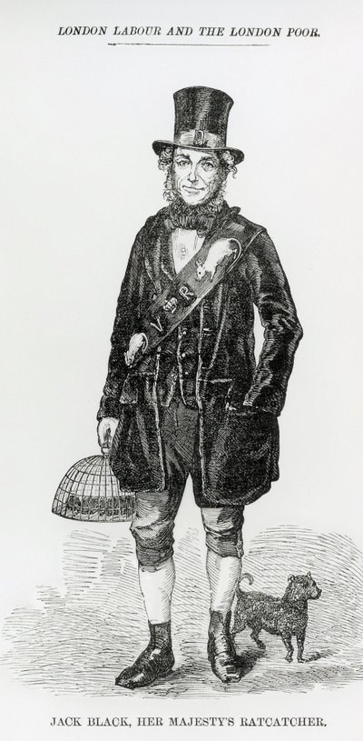 Jack Black, Rattenfänger Ihrer Majestät, ca. 1840 von English School