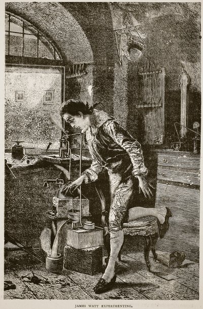 James Watt experimentiert von English School