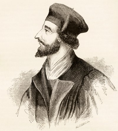 Jan Hus, ca. 1865 von English School