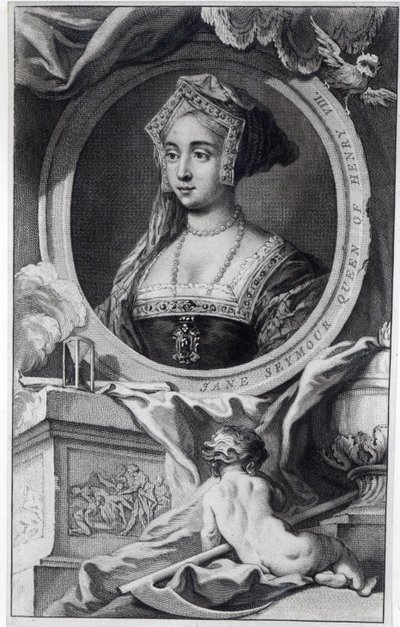 Jane Seymour, graviert von Jacobus Houbraken, 1746 von English School