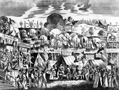 Jubiläumsmesse im Hyde Park, 1814 von English School