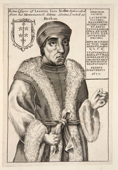 Laurenz Jans Koster, 1683 von English School