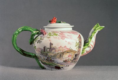 Longton Hall Teekanne, ca. 1755 von English School
