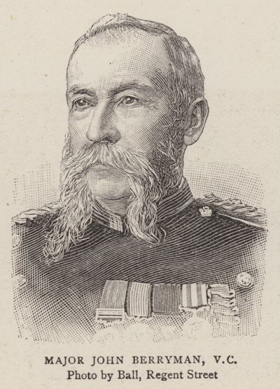 Major John Barryman, VC (Gravur) von English School