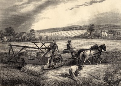McCormicks Mähmaschine von English School