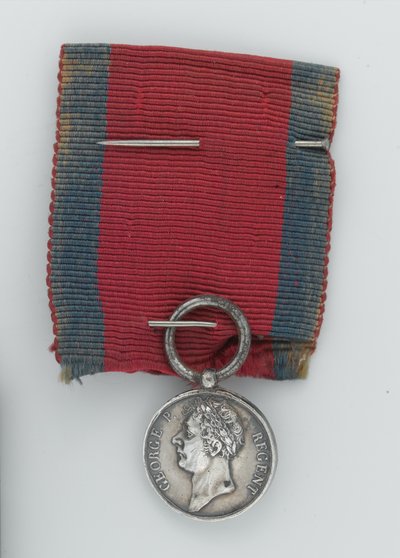 Miniatur-Waterloo-Medaille von English School