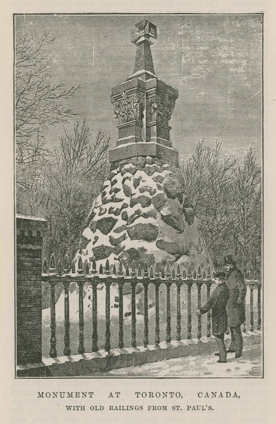 Denkmal in Toronto, Kanada von English School