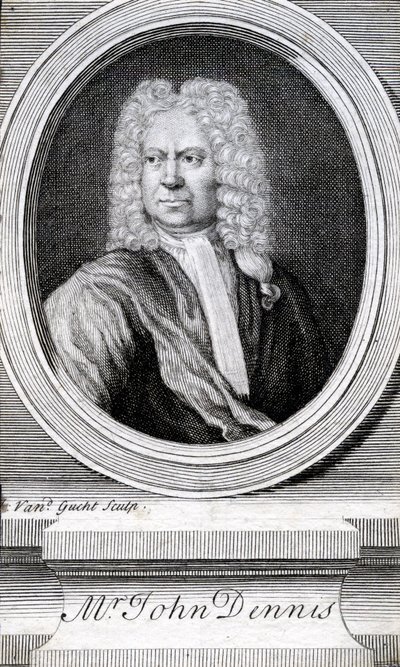Mr. John Dennis (1658-1734) von English School