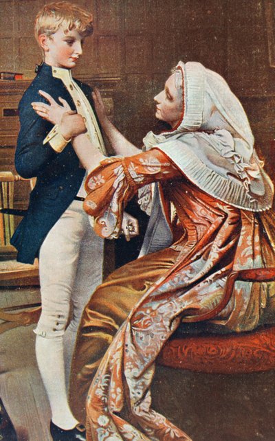 Nelson (1758-1805) - Erster Abschied, im Alter von 12 Jahren von English School