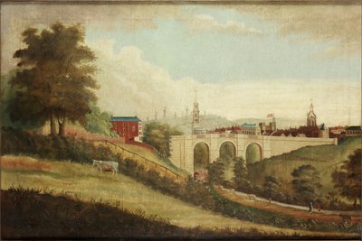Neue Brücke über Pandon Dene von English School