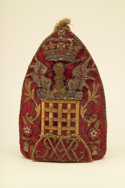 Grenadiermütze eines Offiziers, um 1708 von English School