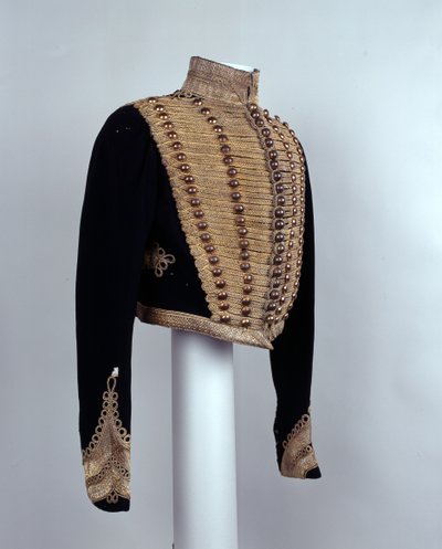 Offizierskurzjacke mit Froschverschluss, ca. 1854 von English School