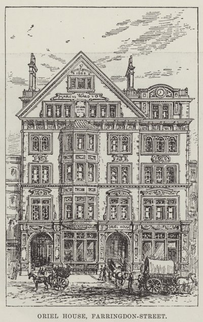 Oriel House, Farringdon-Street von English School