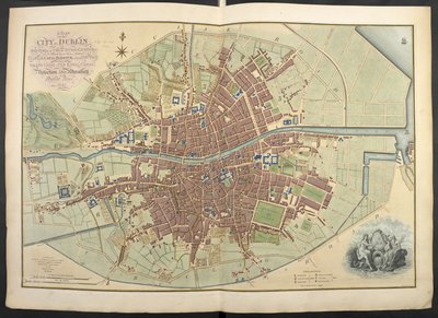 Plan von Dublin von English School