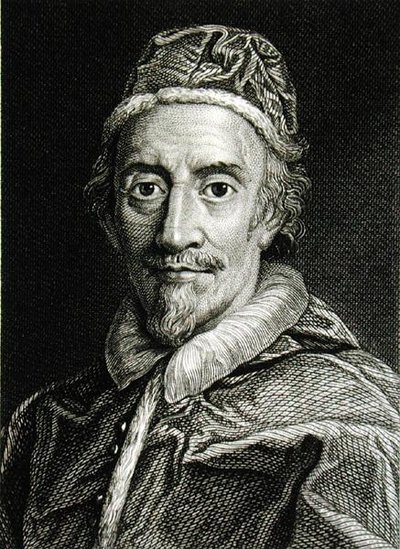 Papst Clemens IX. (1600-69) von English School