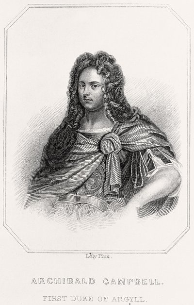 Porträt von Archibald Campbell von English School