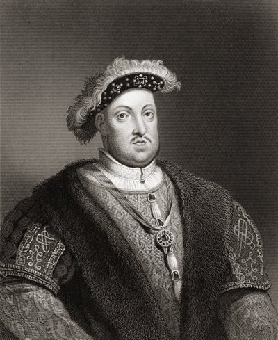 Porträt von Heinrich VIII von English School