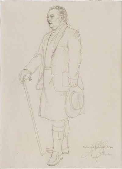 Porträt von Roderick Gradidge von English School