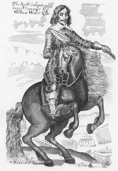 Porträt von Sir William Waller (Stich) von English School
