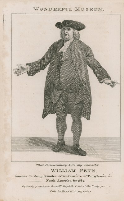 Porträt von William Penn von English School