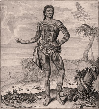 Prinz Giolo von den Philippinen, 1691 von English School