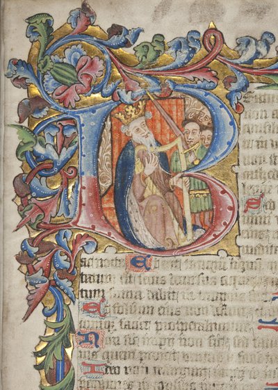 Psalter mit Sarum-Kalender, ca. 1425-75 von English School