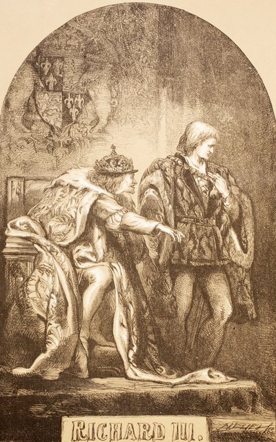 Richard III, 1890 von English School