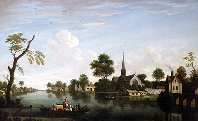Flussansicht bei Norwich von English School