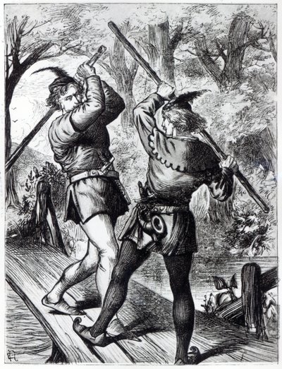 Robin Hood und Little John von English School