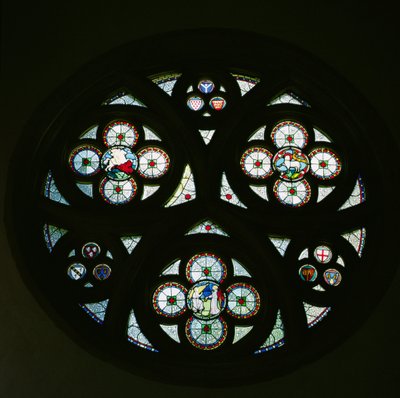 Rosettenfenster von English School