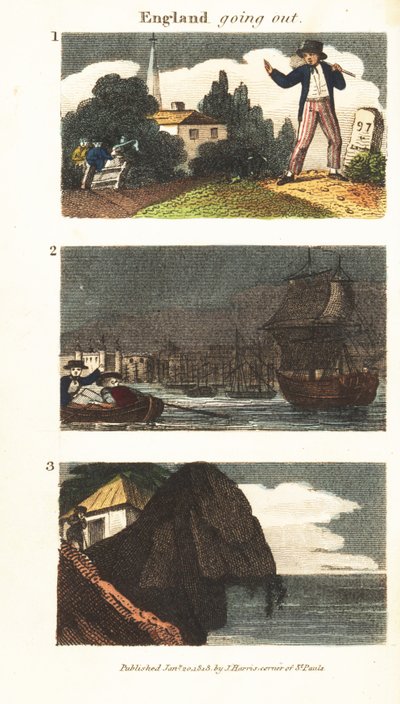 Szenen in England, Regency-Ära von English School