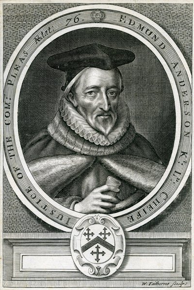 Sir Edmund Anderson (1530-1605) von English School