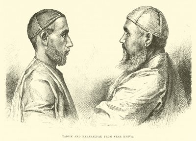 Tadschike und Karakalpak aus der Nähe von Chiwa von English School