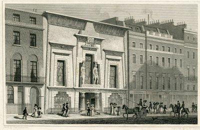 Die Ägyptische Halle, Piccadilly von English School