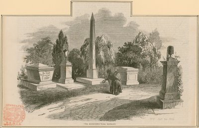 Der Mausoleum Walk, Highgate Cemetery, London von English School