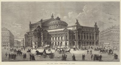 Das neue Grand Opera-House in Paris (Stich) von English School