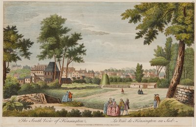 Die Südansicht von Kensington von English School