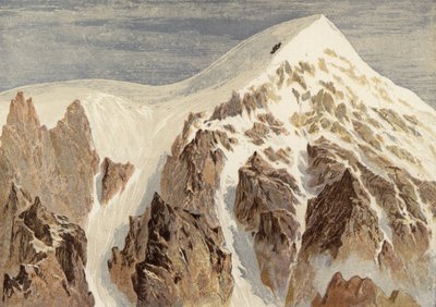 Der Gipfel der Aiguille Verte von English School