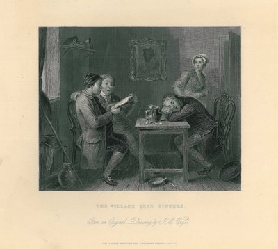 Die Dorf-Gesangstruppe von English School