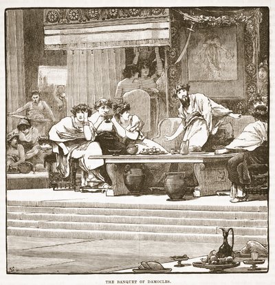 Das Bankett des Damokles von English School