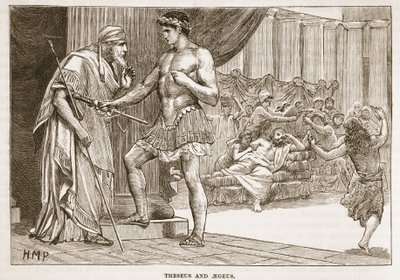 Theseus und Aigeus von English School