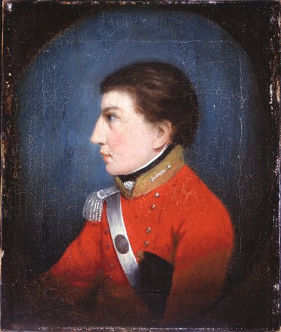 Unbekannter Infanterieoffizier, ca. 1800 von English School