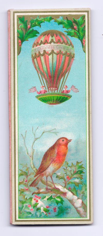 Viktorianische Weihnachtskarte, ca. 1880 von English School