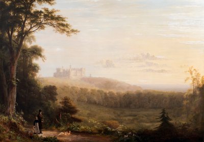 Ansicht von Belvoir Castle, ca. 1820 von English School